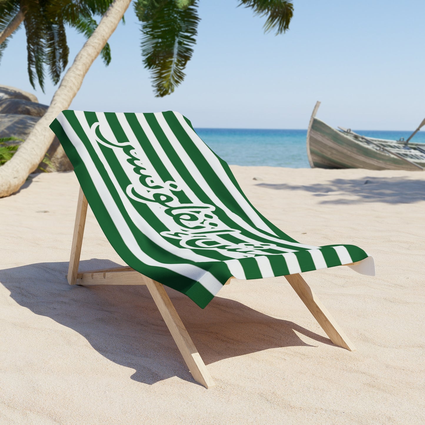 Arabic Logo Beach Towel