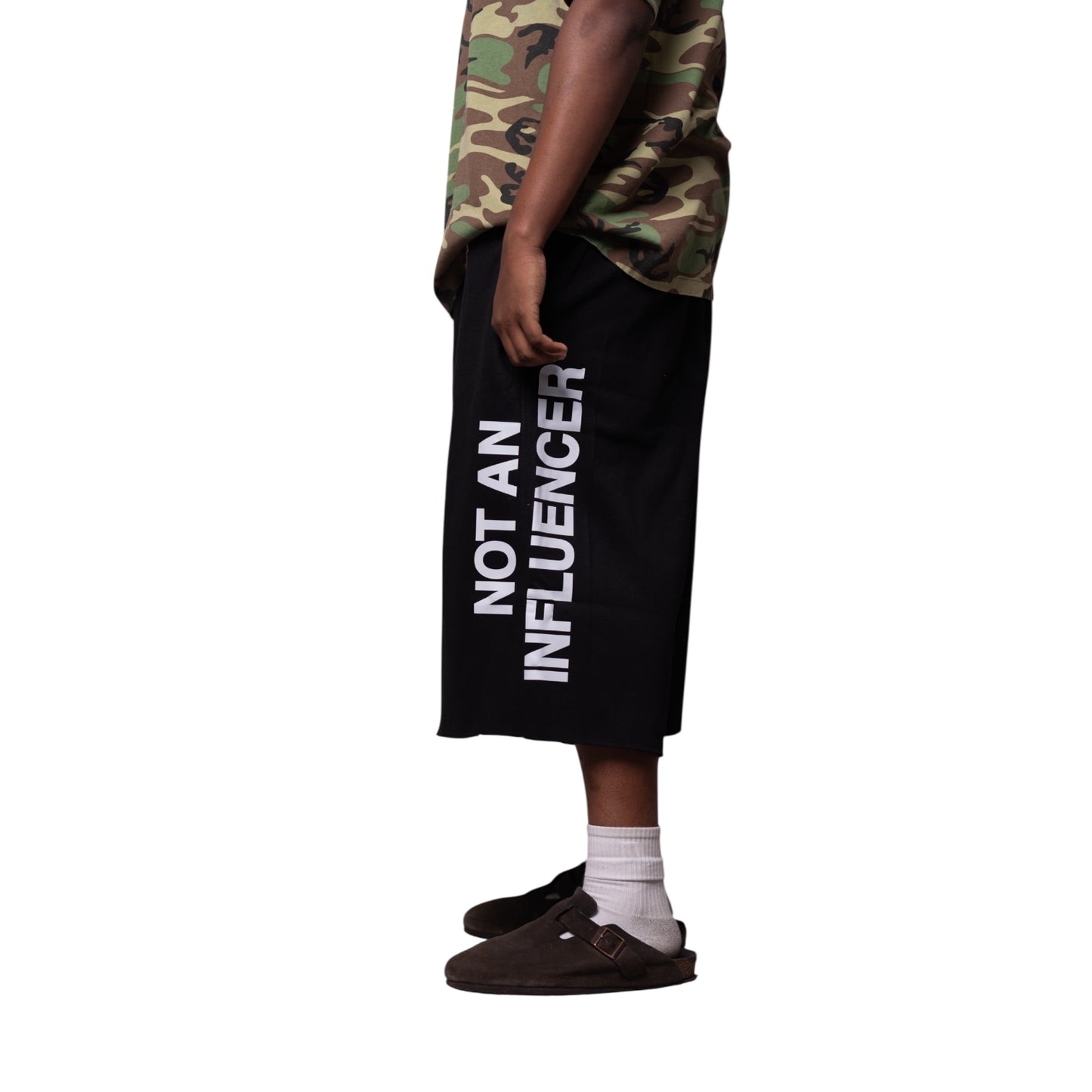 Baggy Sweat Shorts - Black