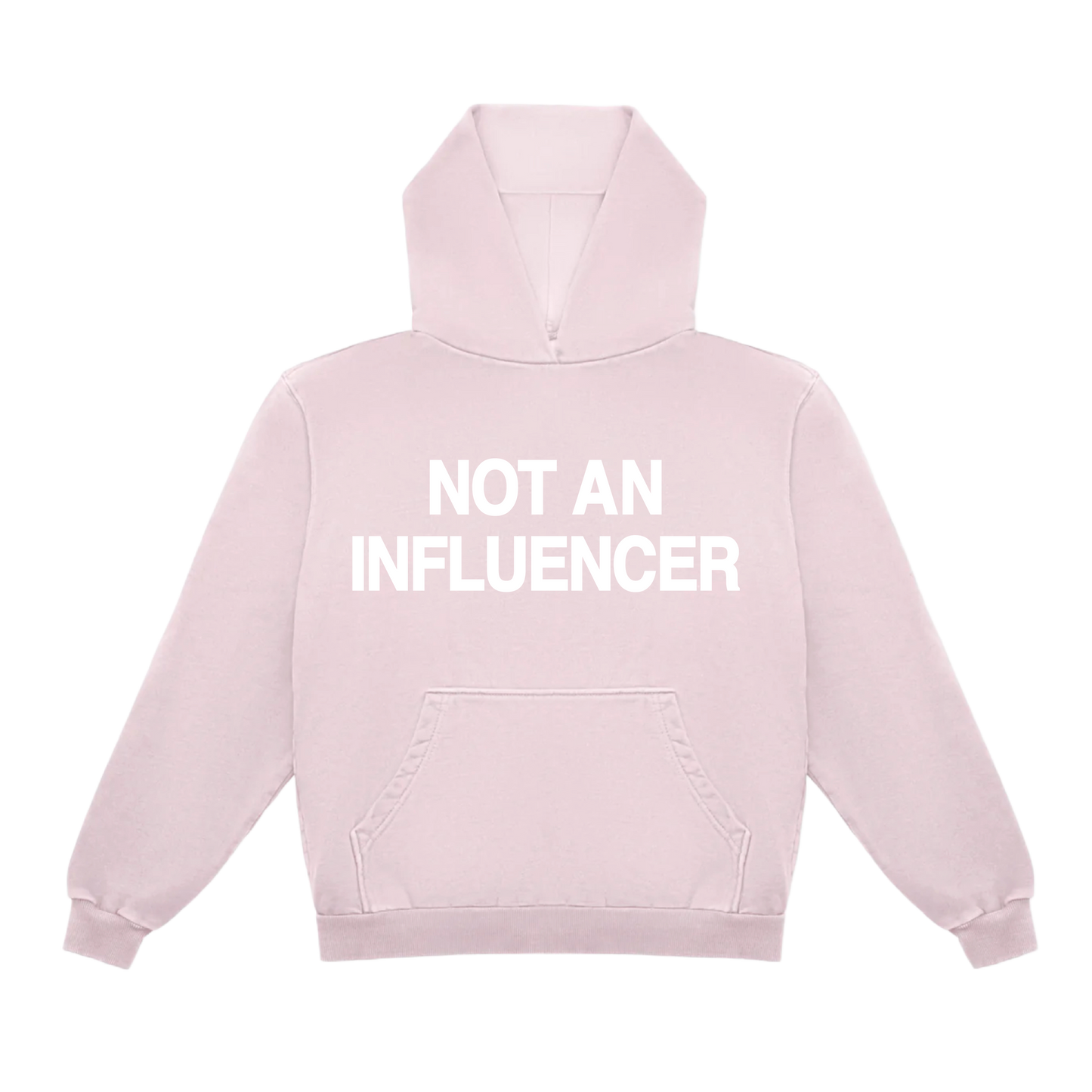 Not An Influencer Trademark Hoodie - Pink