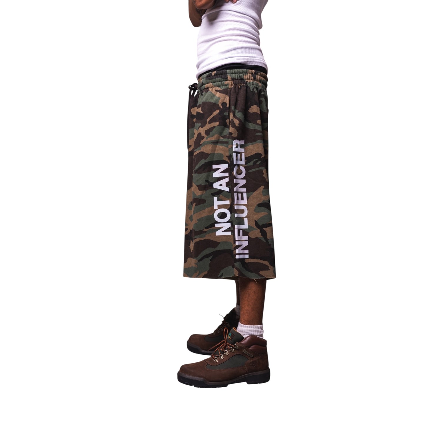 Baggy Sweat Shorts - Camo