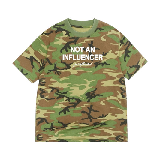 Not An Influencer Camo Tee