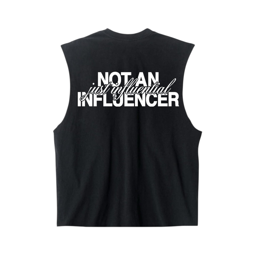 Sleeveless Tee - Black