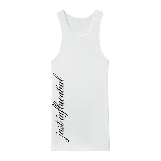 Ribbed Tank Top - White