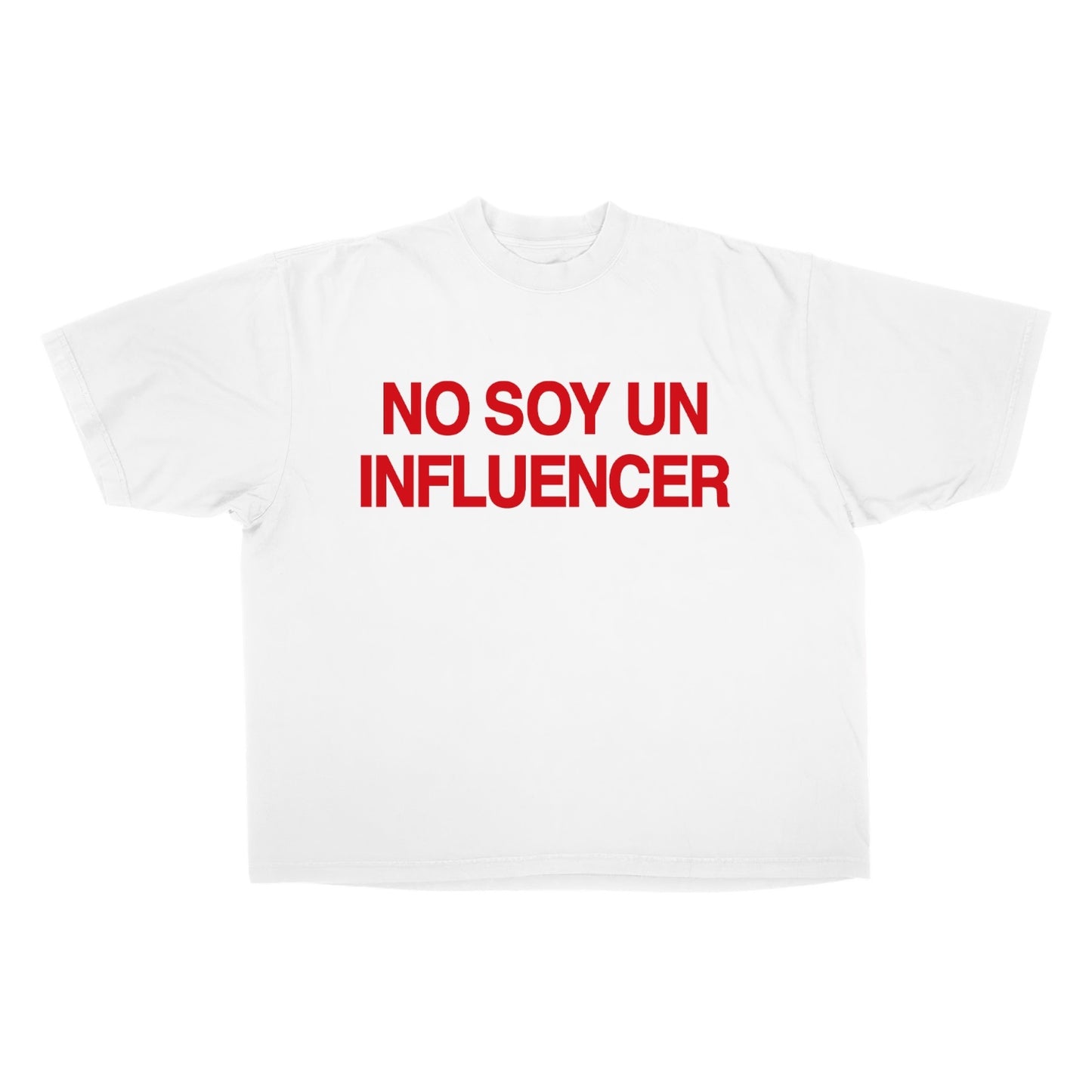 No Soy Un Influencer Camisa Blanca