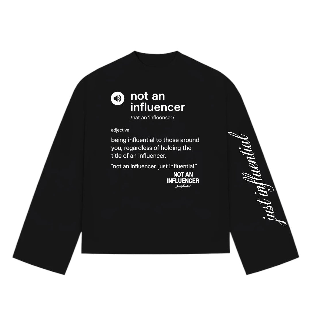 Definition Black Long Sleeve Tee