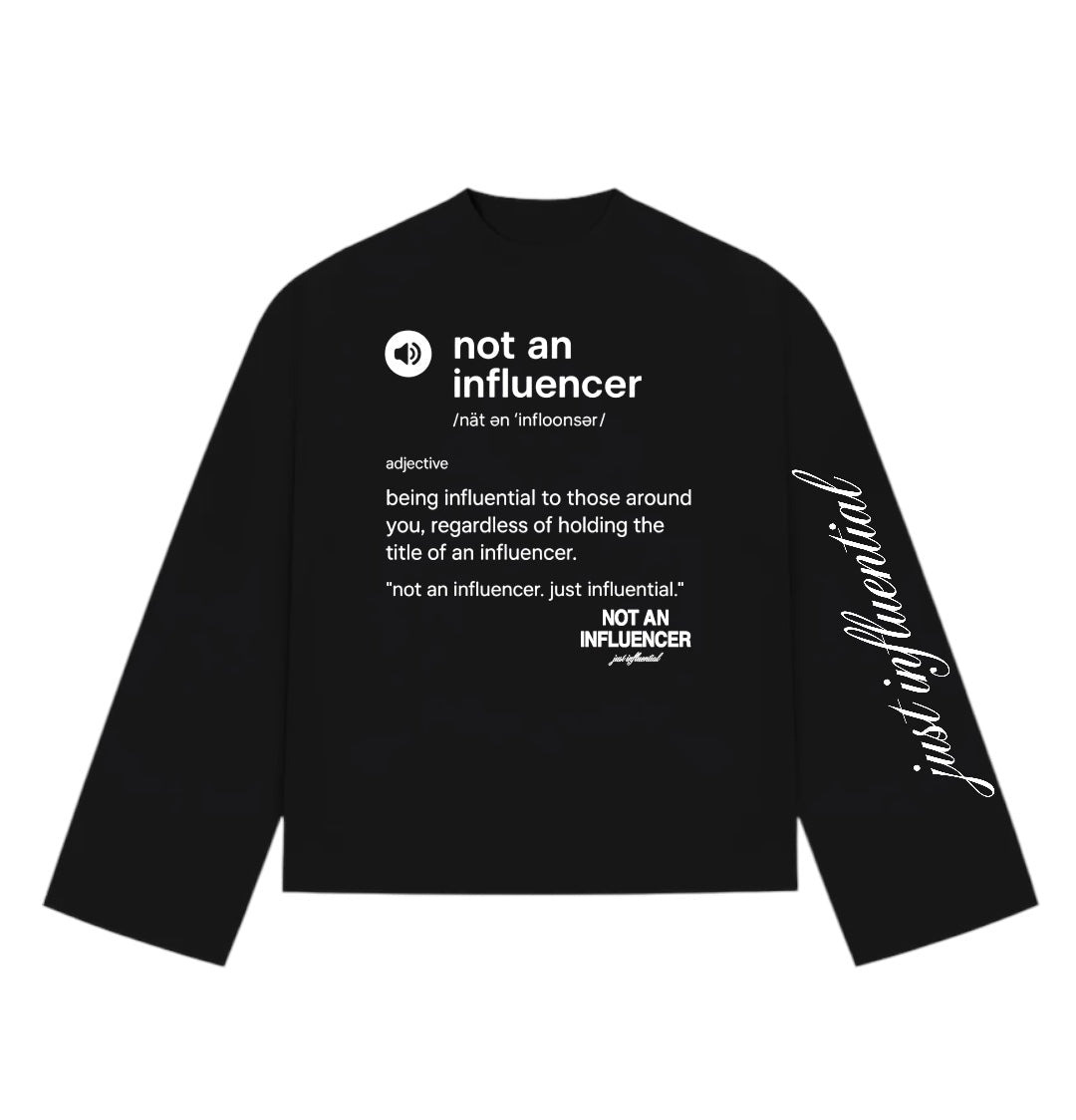 Definition Long Sleeve Tee - Black