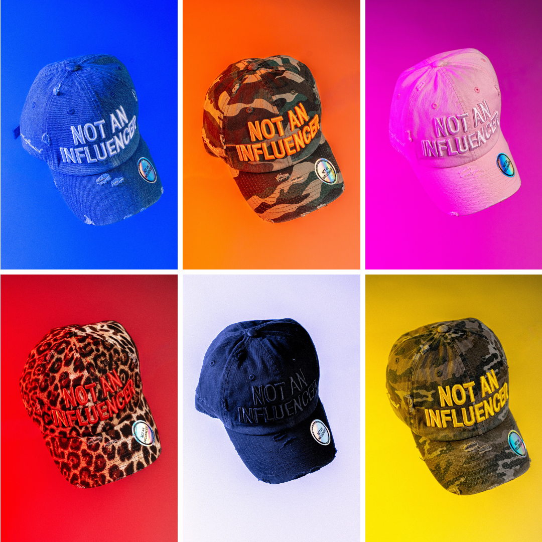 Statement Dad Hat - Pink on Pink