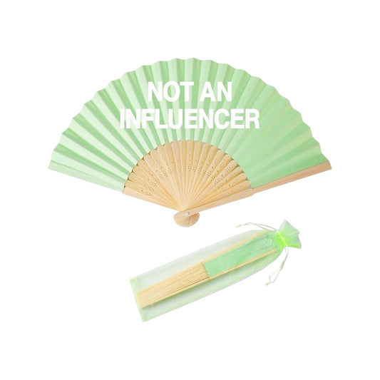 Foldable Fan - Matcha Green