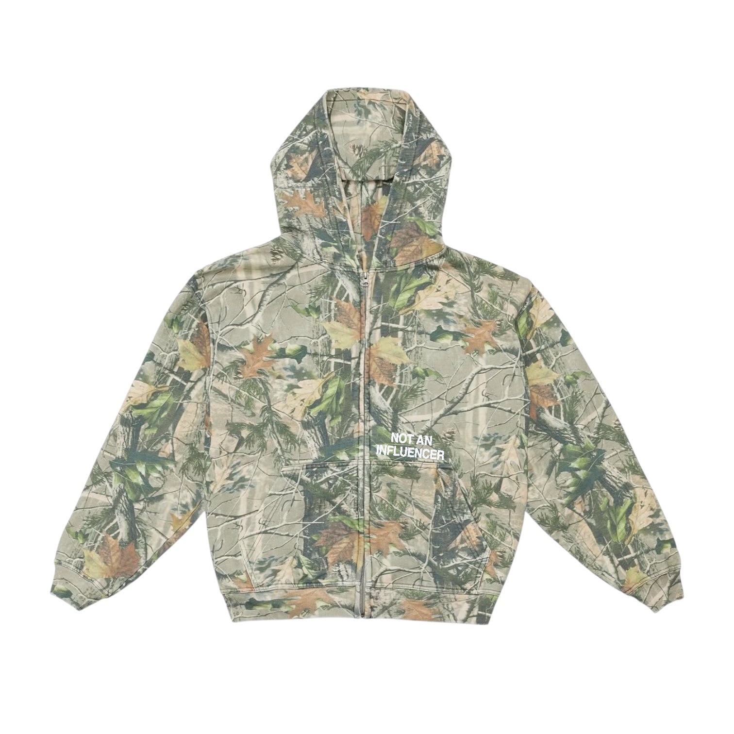 Realtree Camo Zip Up Hoodie – Not An Influencer
