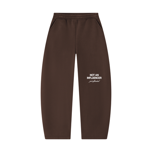 Trademark Brown Barrel Leg Sweatpants