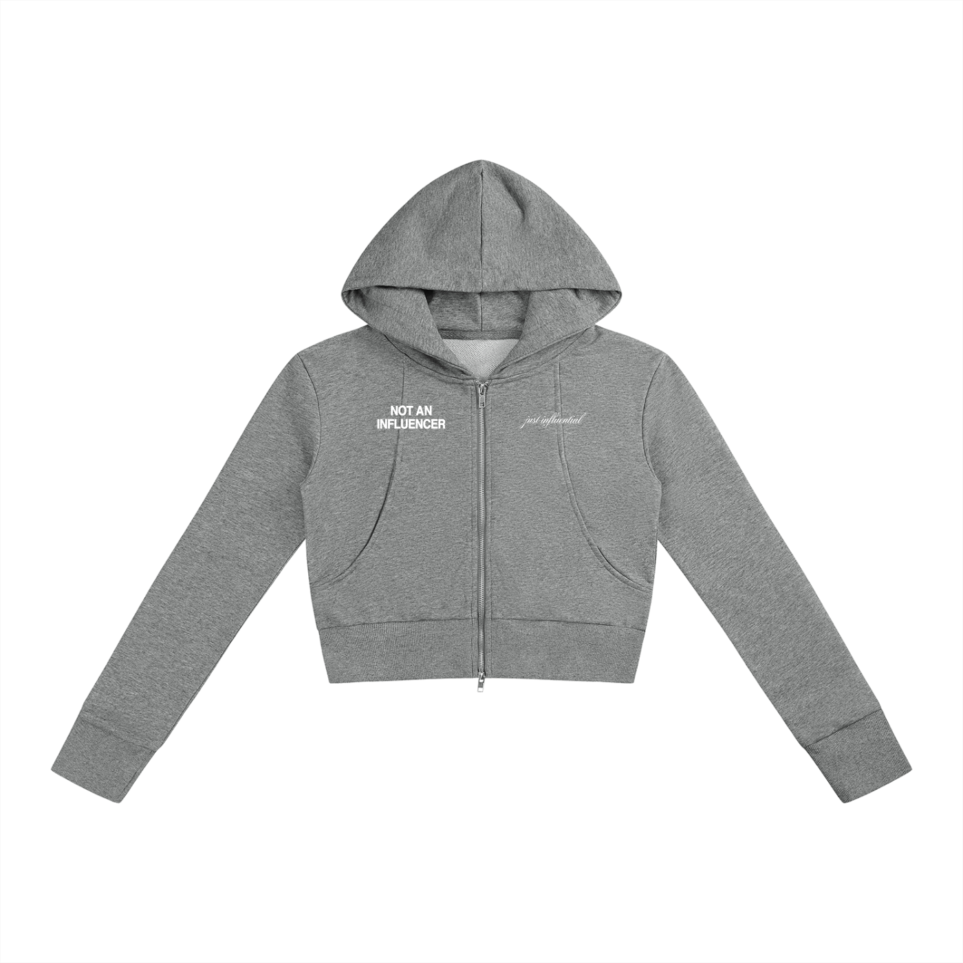 Women’s Slim Crop Full Zip Hoodie