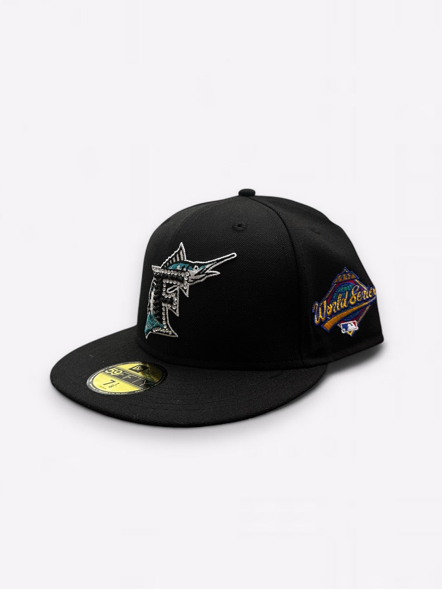 Black Marlins 1997 World Series Fitted Hat