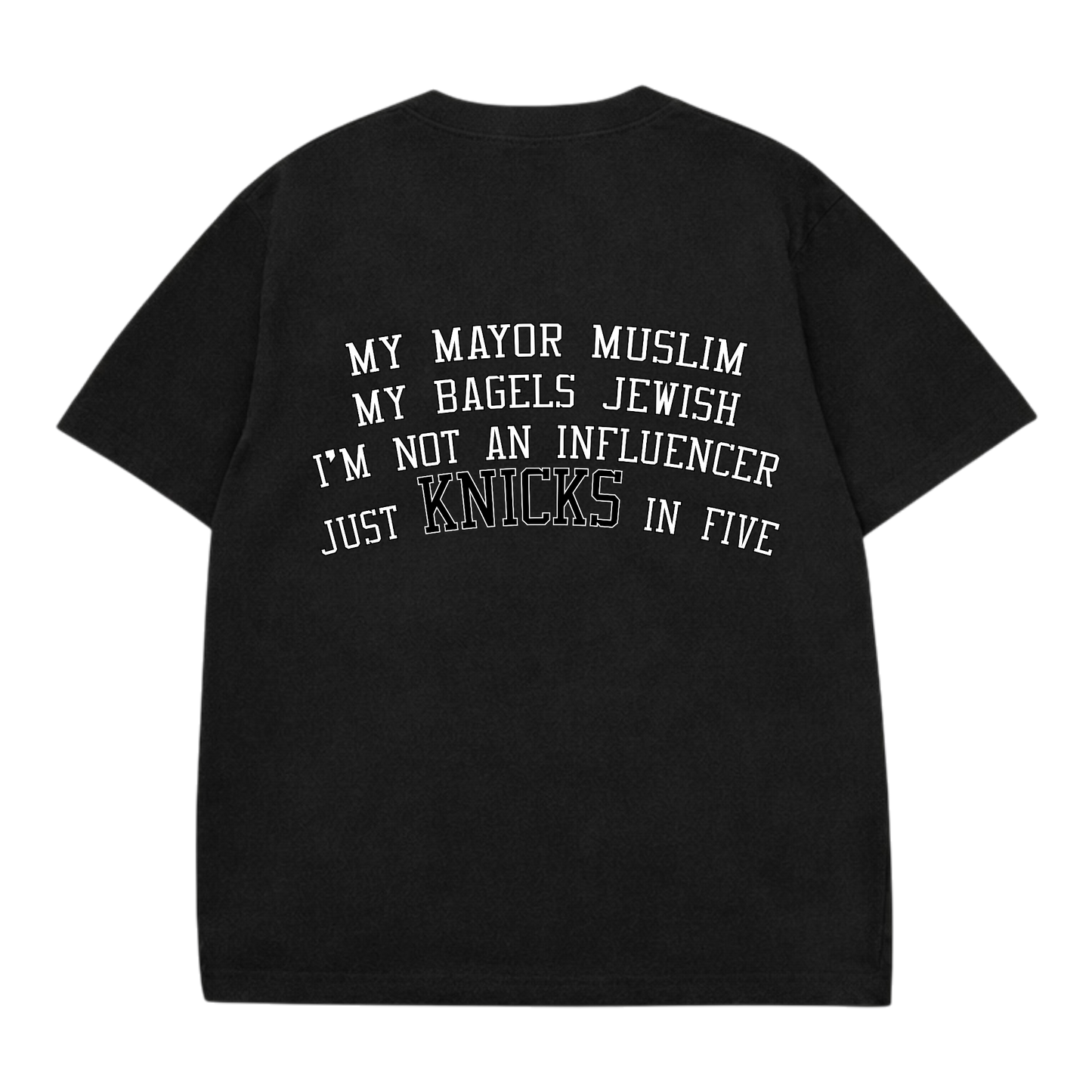 Knicks in Five Black Tee