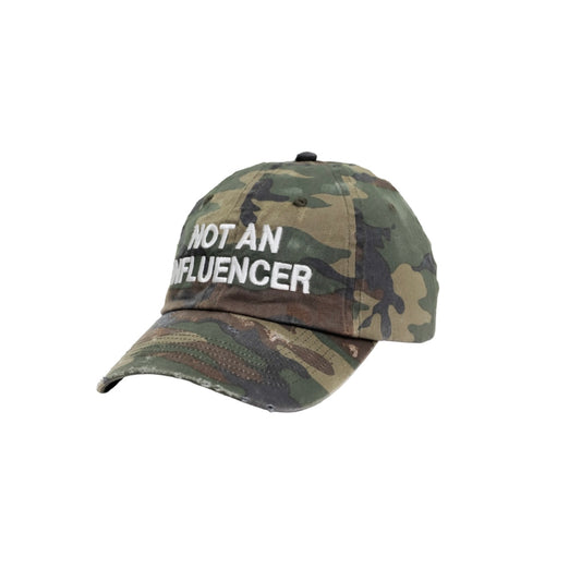Distressed Dad Hat - Camo