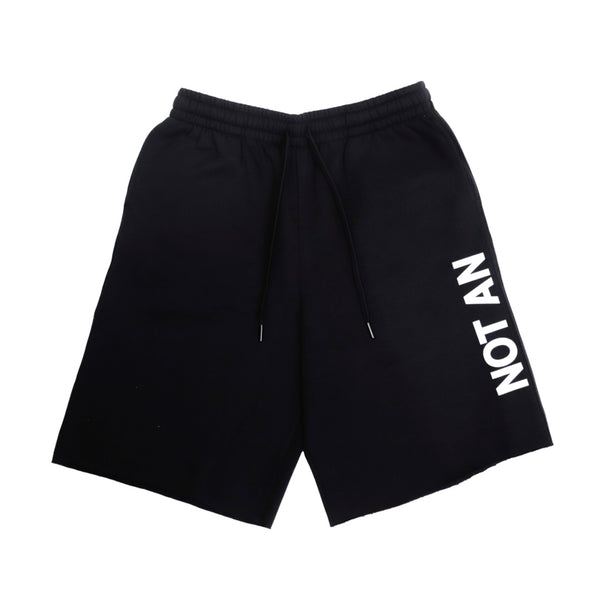 Baggy 3/4 Sweat Shorts - Black – Not An Influencer