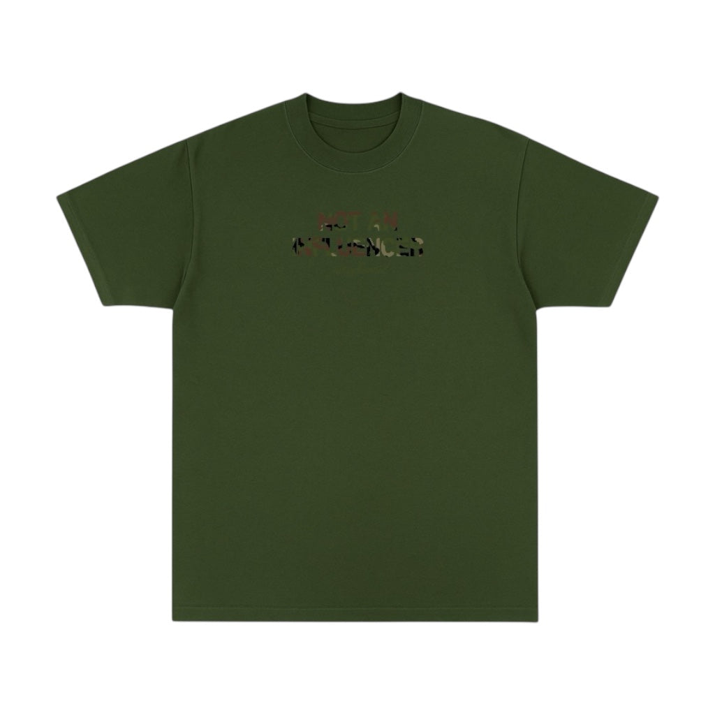 Green Camo Logo - Green Tee