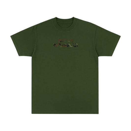 Green Camo Logo - Green Tee