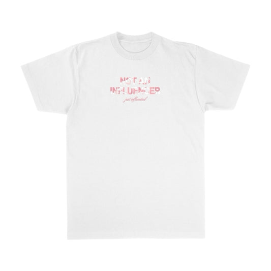 Pink Camo Logo - White Tee