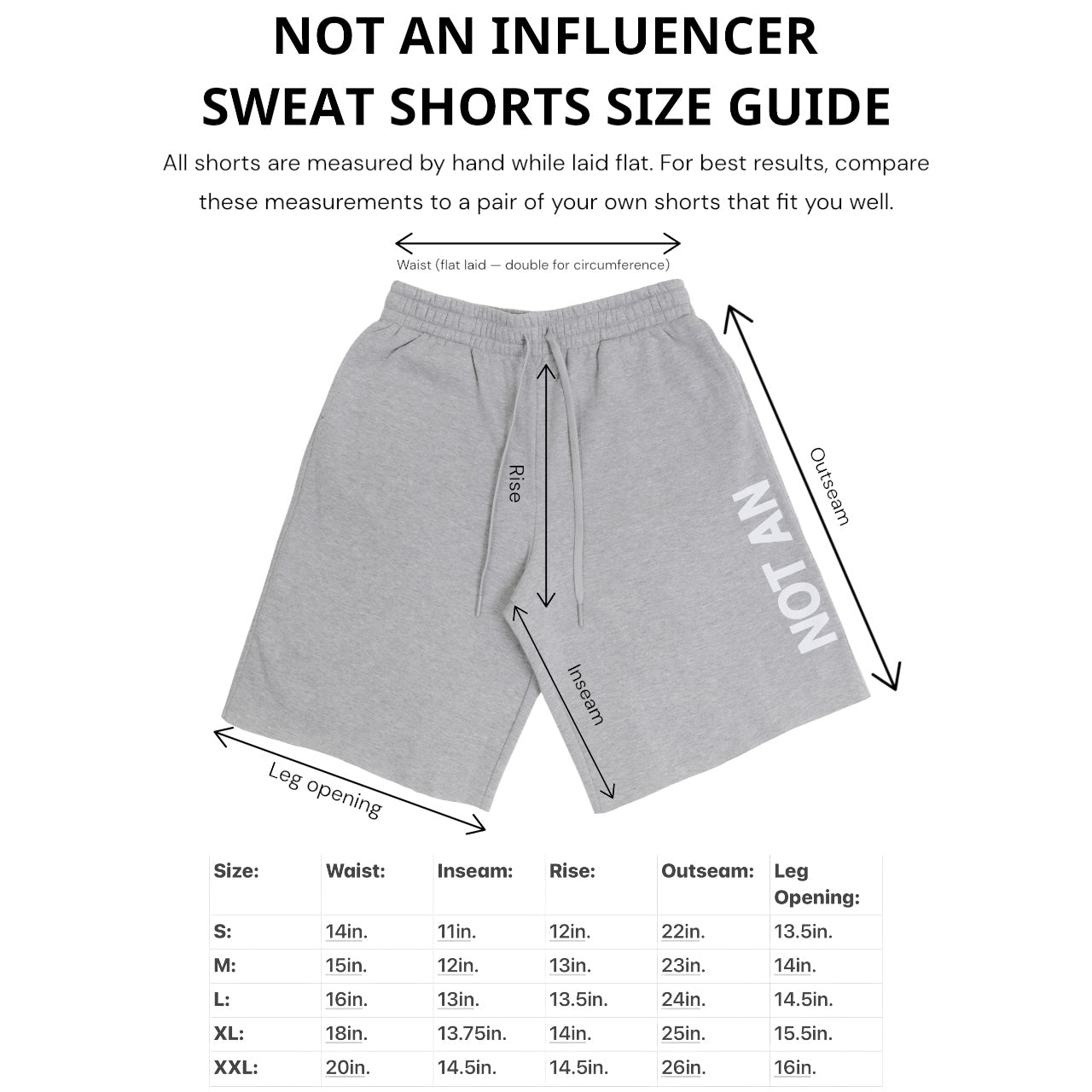 Baggy Sweat Shorts - Heather Grey – Not An Influencer