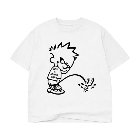 Not A Spurs Fan White Tee