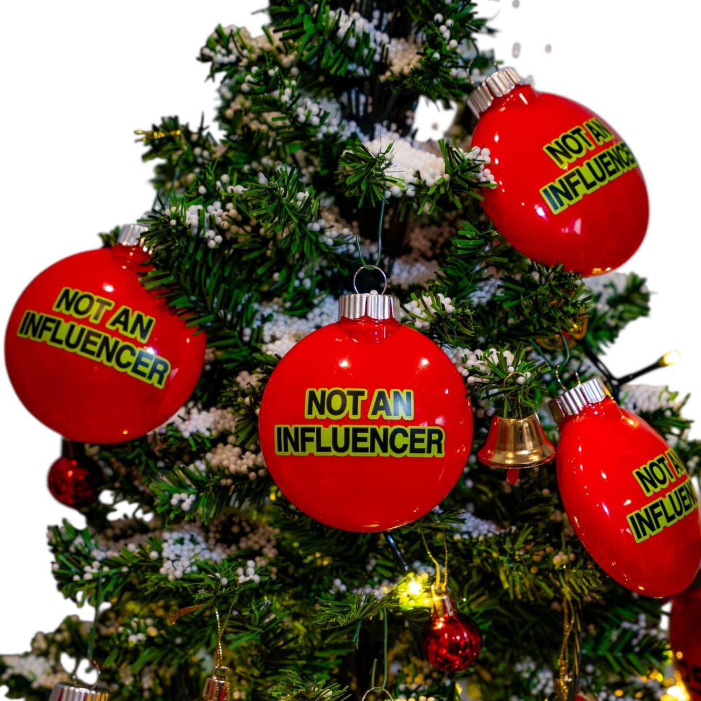Not An Influencer Christmas Ornament