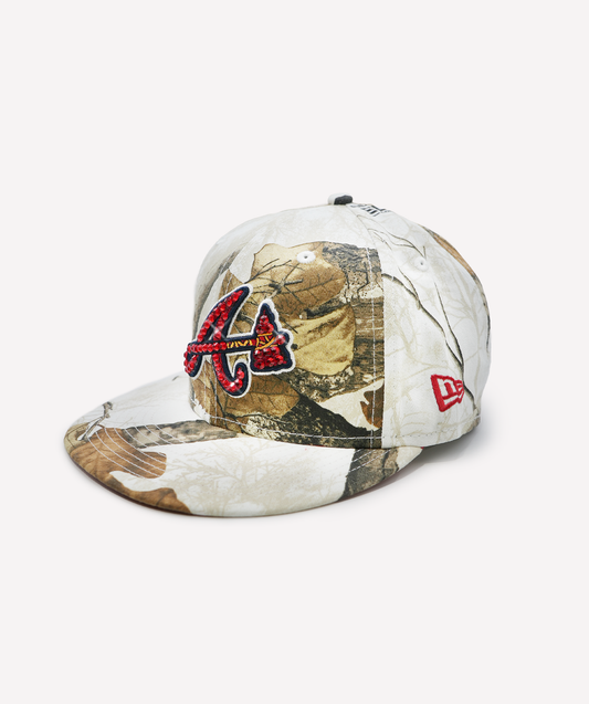 White Realtree Camo ATL Fitted Hat