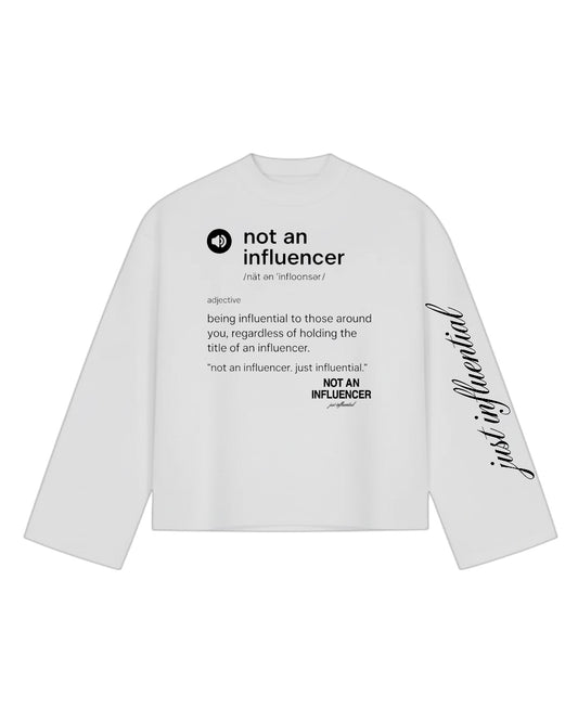 Definition Long Sleeve Tee - White