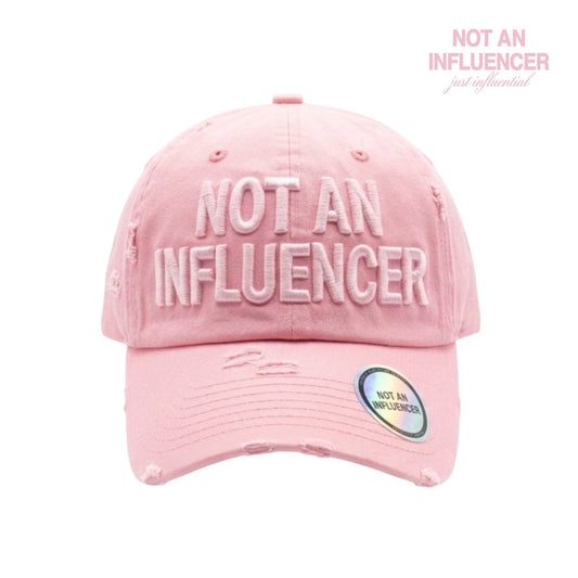 Statement Dad Hat - Pink on Pink