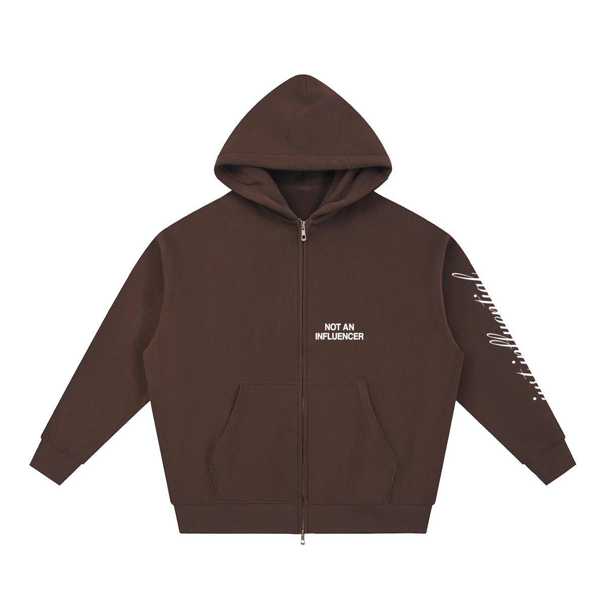 Trademark Brown Zip Up Hoodie