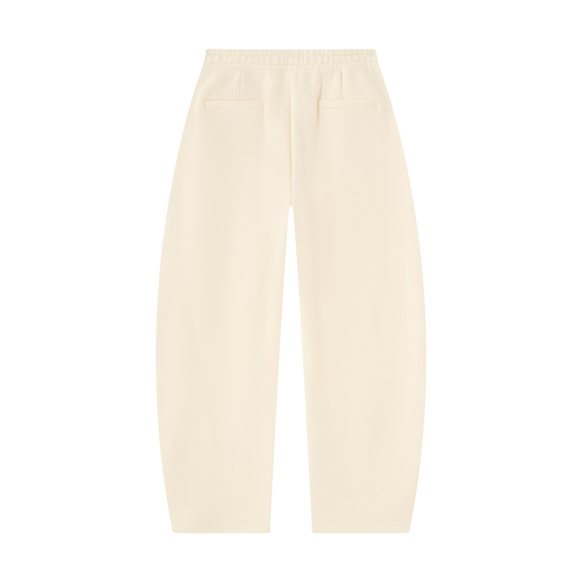 Trademark Cream Barrel Leg Sweatpants